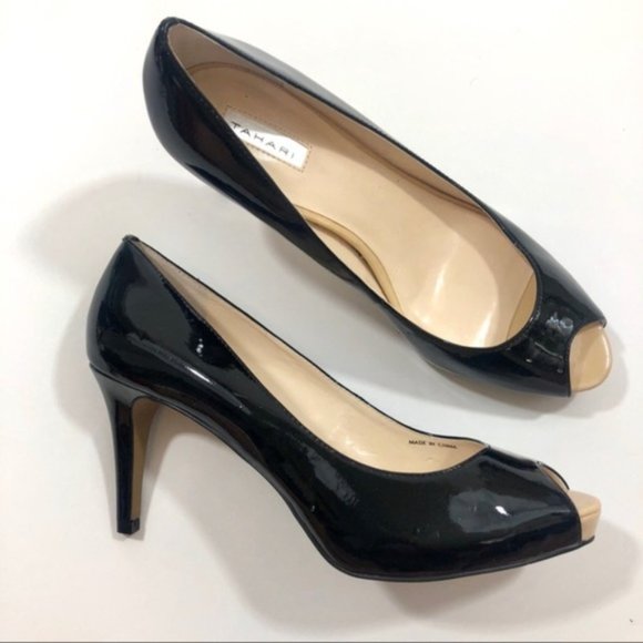 Tahari Shoes - NEW Tahari Regal Black Patent Leather Heels